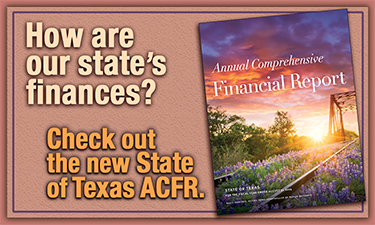 Check out the new State of Texas ACFR.