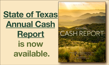 State of Texas Annual Cash Report is Now Available.