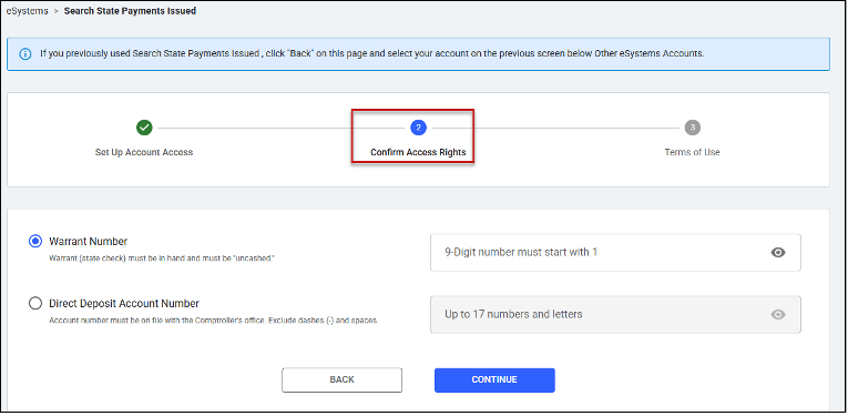 terms of use screen screenshot